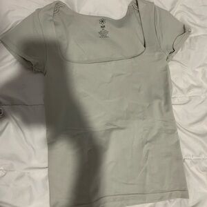 Aura Green Fitted Short Sleeve T-Shirt